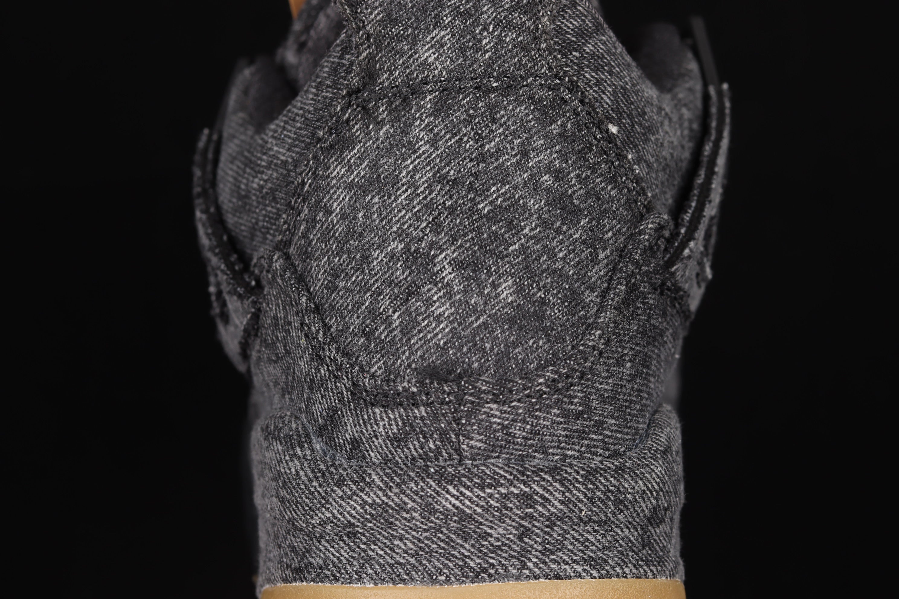 Levi's x Air Jordan 4 AJ4 Retro - Black Denim