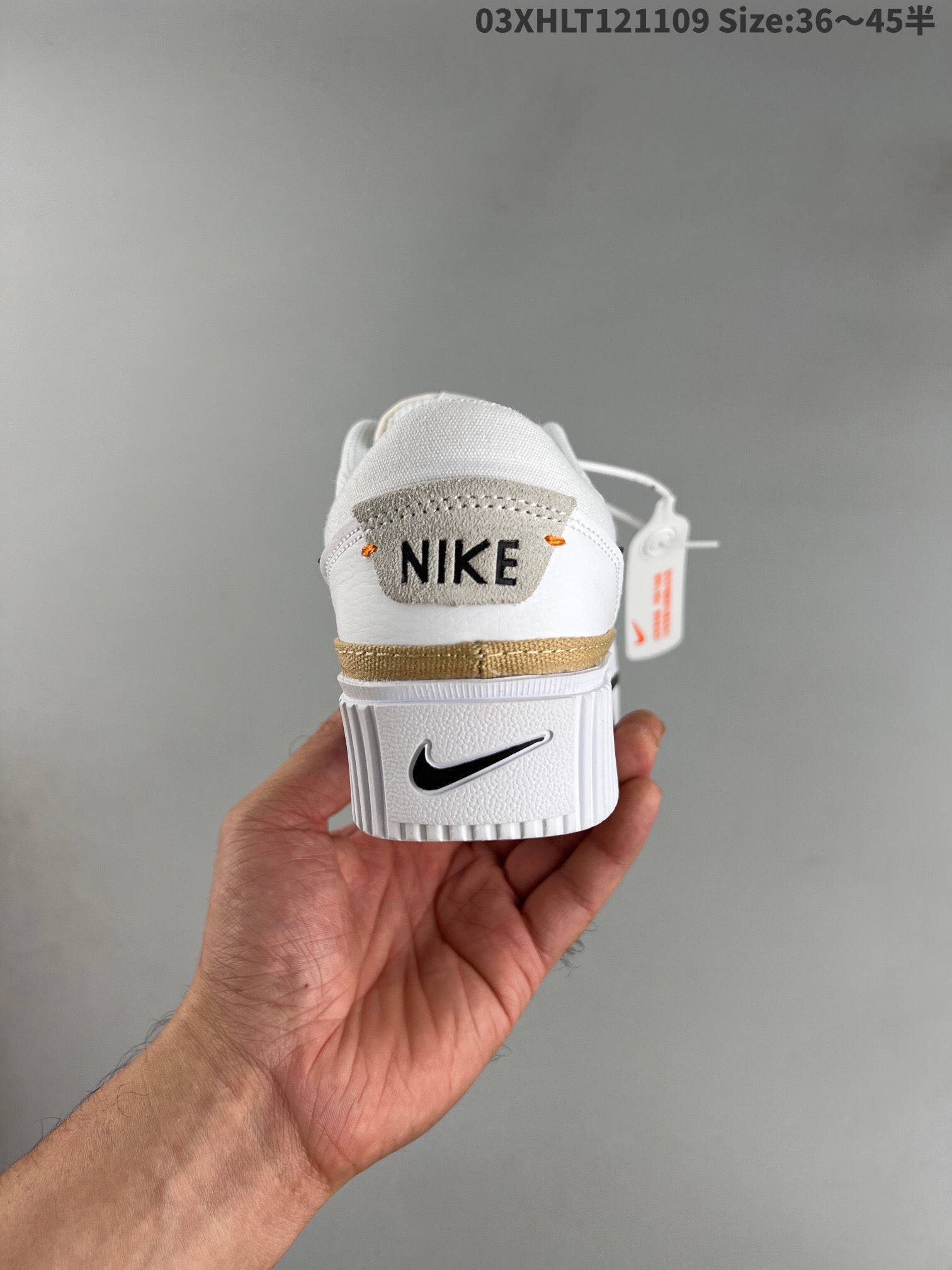NikeUnisex Court Legacy Lift - White/Black
