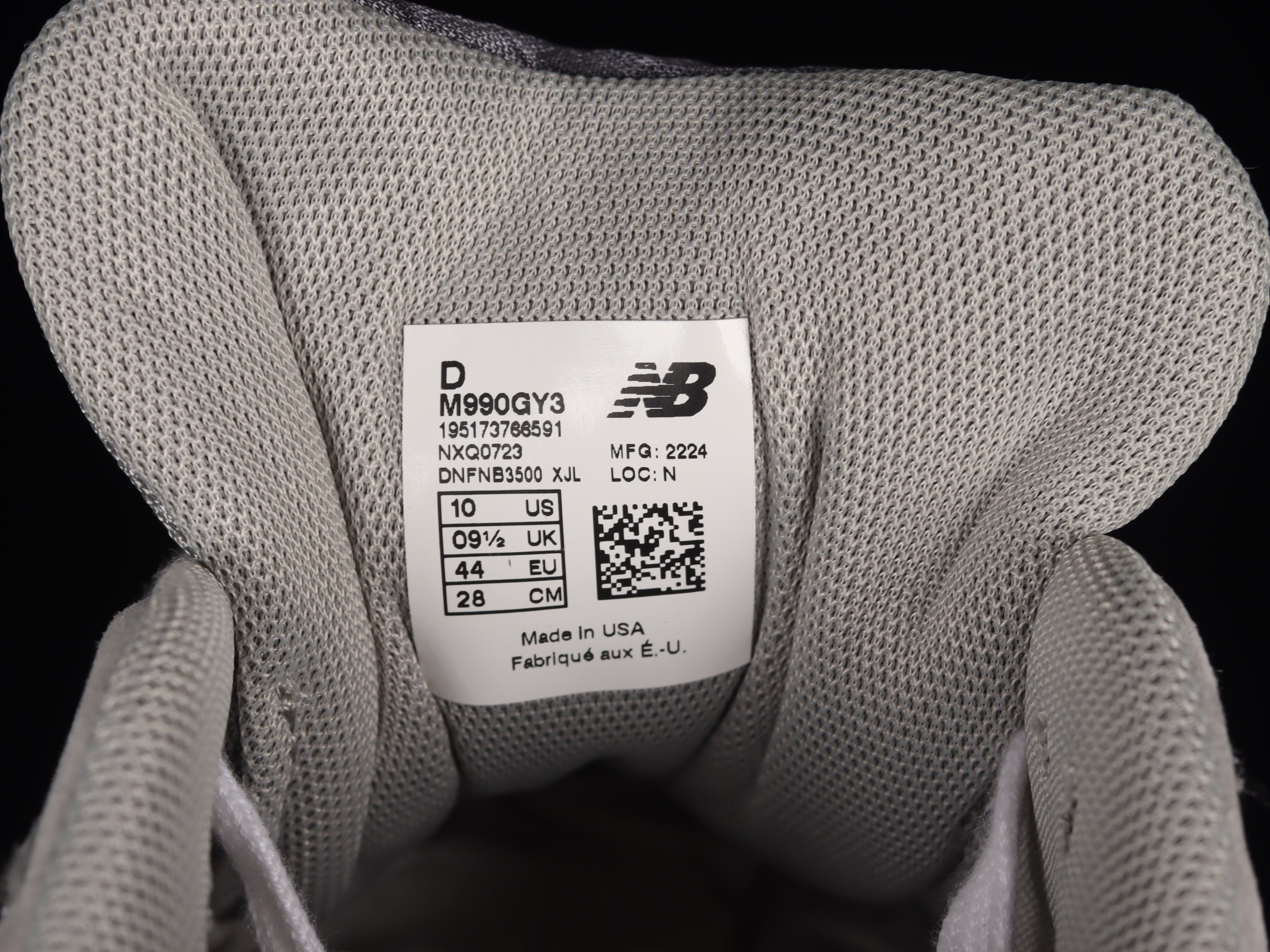 New Balance 990 Made In USA - Grey