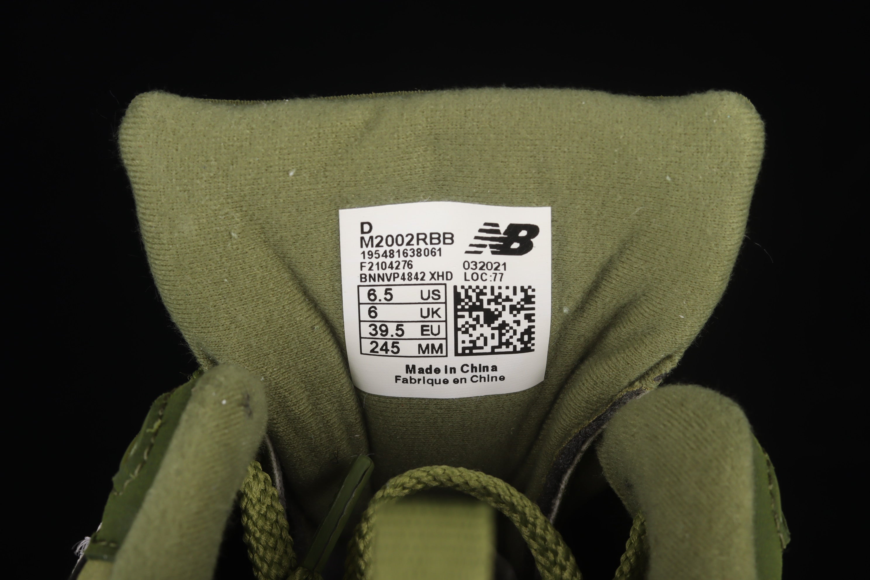 New Balance 2002R The Basement - Olive Black