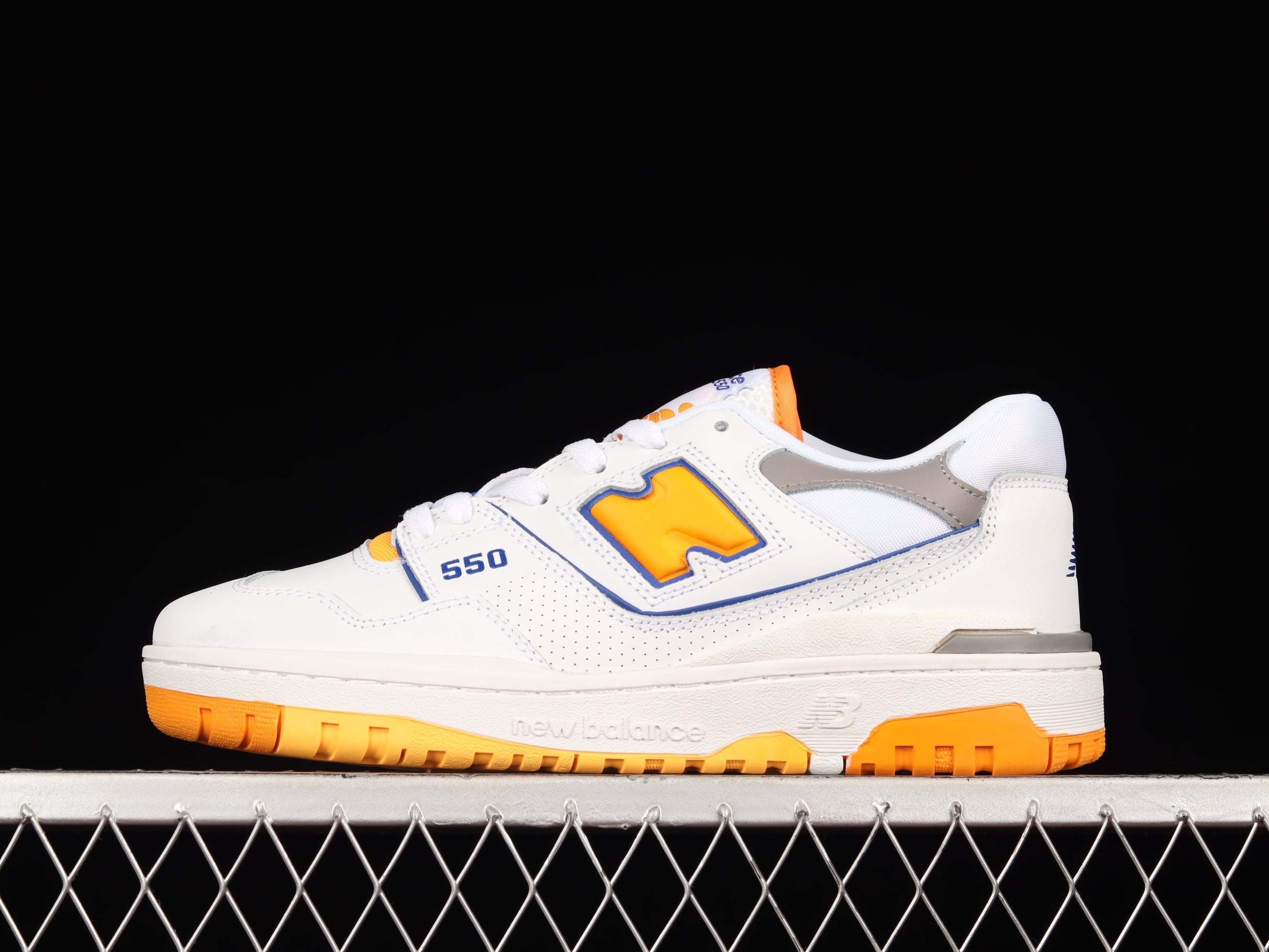 WMNS New Balance 550 - White/Vibrant Orange