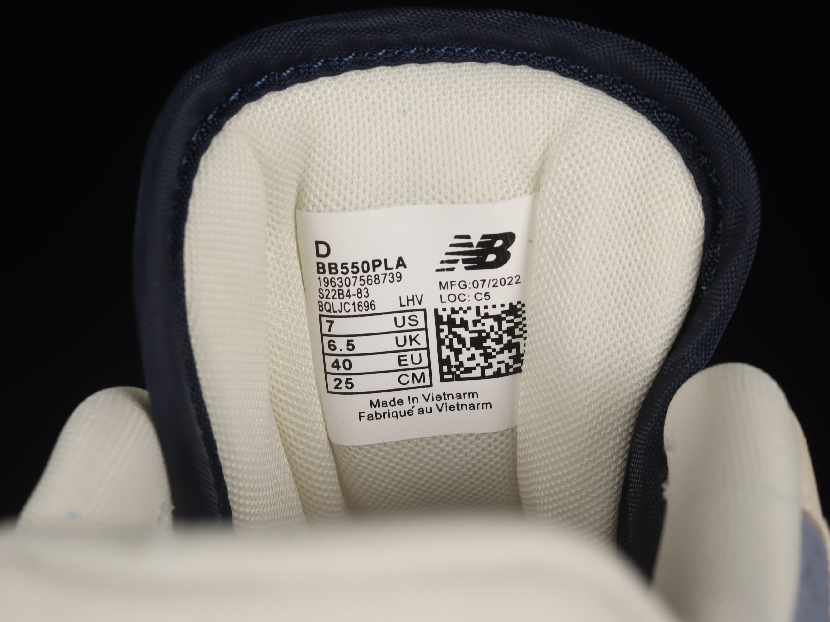 New Balance 550 Vintage - Indigo Beige