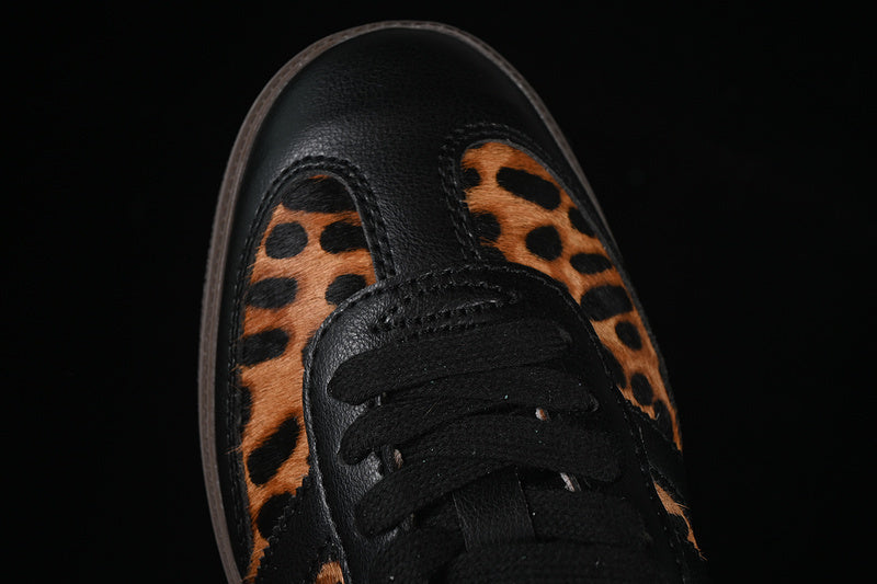 adidasUnisex Samba OG - Black Green Leopard