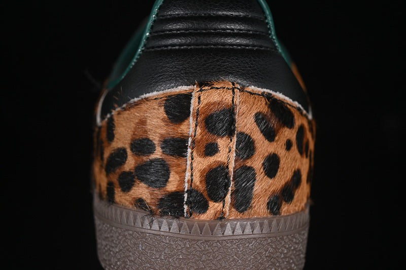 adidasUnisex Samba OG - Black Green Leopard