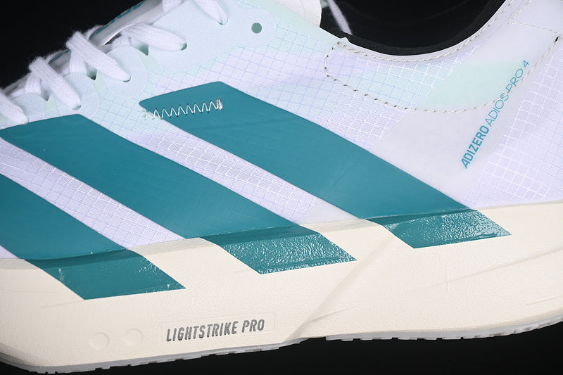 adidasUnisex Adizero Adios Pro 4 - White Pulse Teal