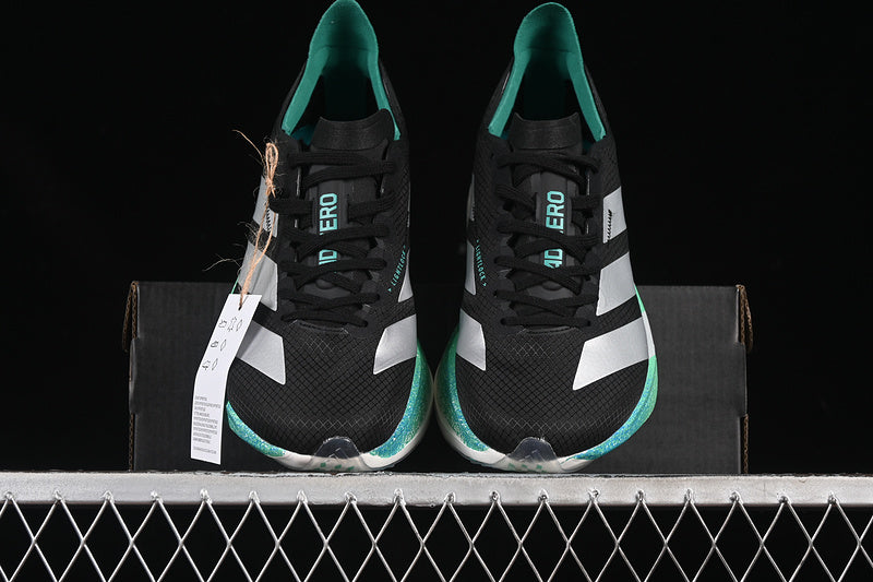 adidasUnisex Adizero Adios Pro 4 - Black Silver Green