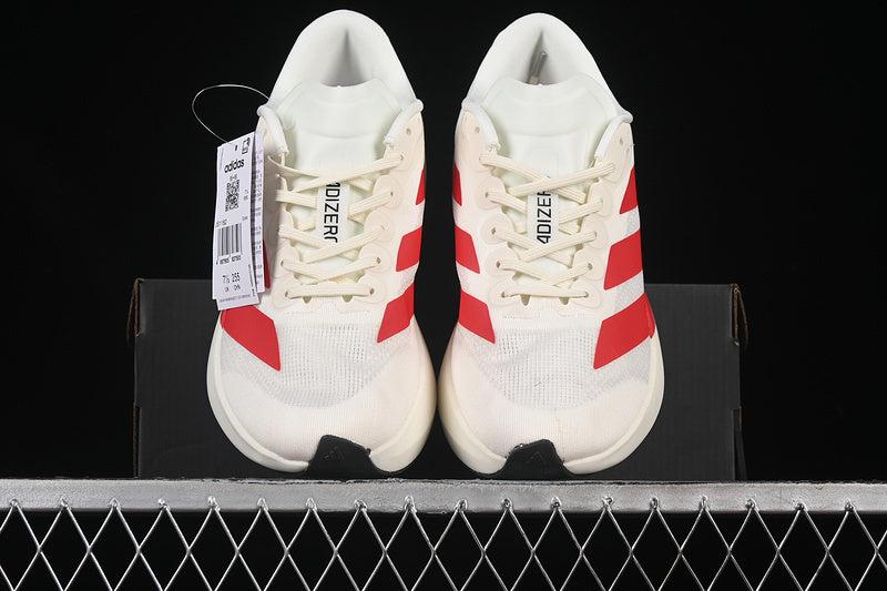 adidasUnisex Adizero EVO - Off White Red