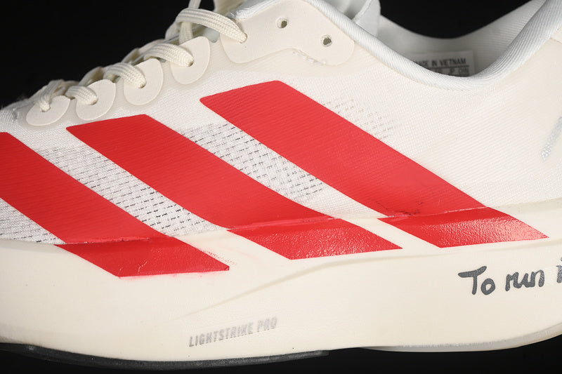 adidasUnisex Adizero EVO - Off White Red