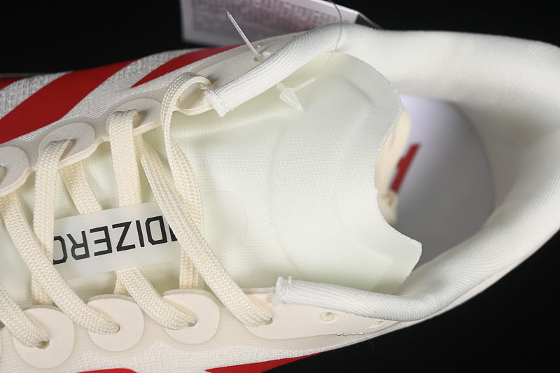 adidasUnisex Adizero EVO - Off White Red