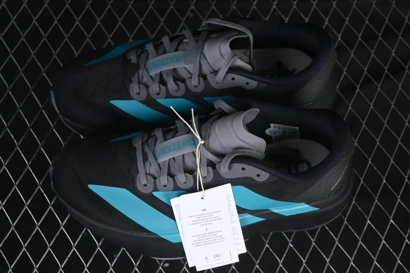 adidasUnisex Adizero Evo SL - Black Pure Teal
