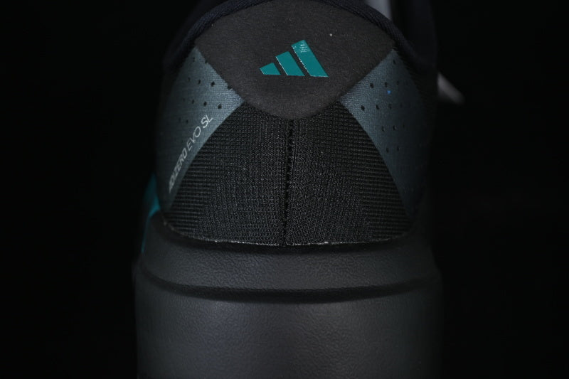 adidasUnisex Adizero Evo SL - Black Pure Teal