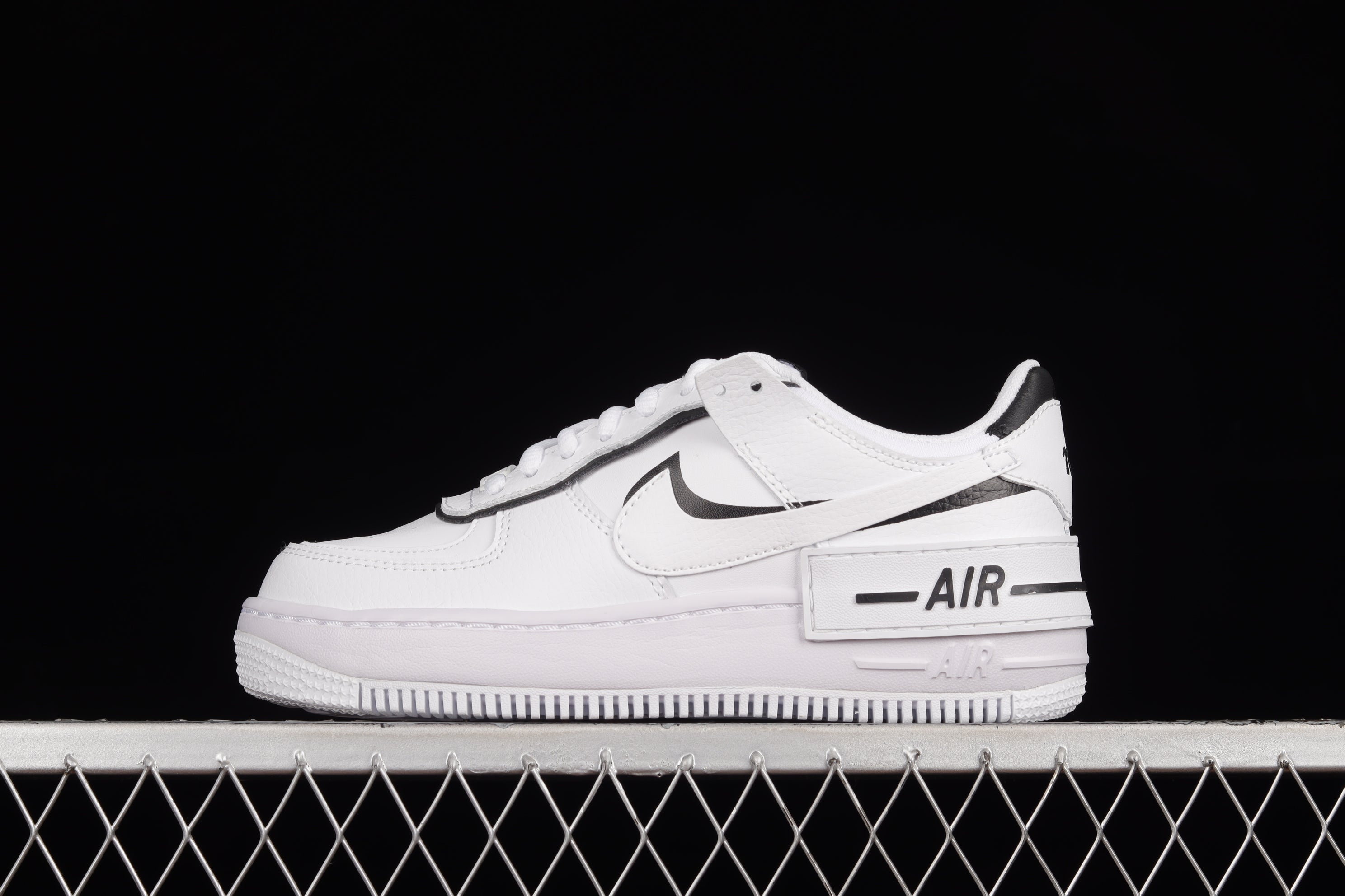 NikeUnisex Air Force 1 AF1 Shadow - Black/White