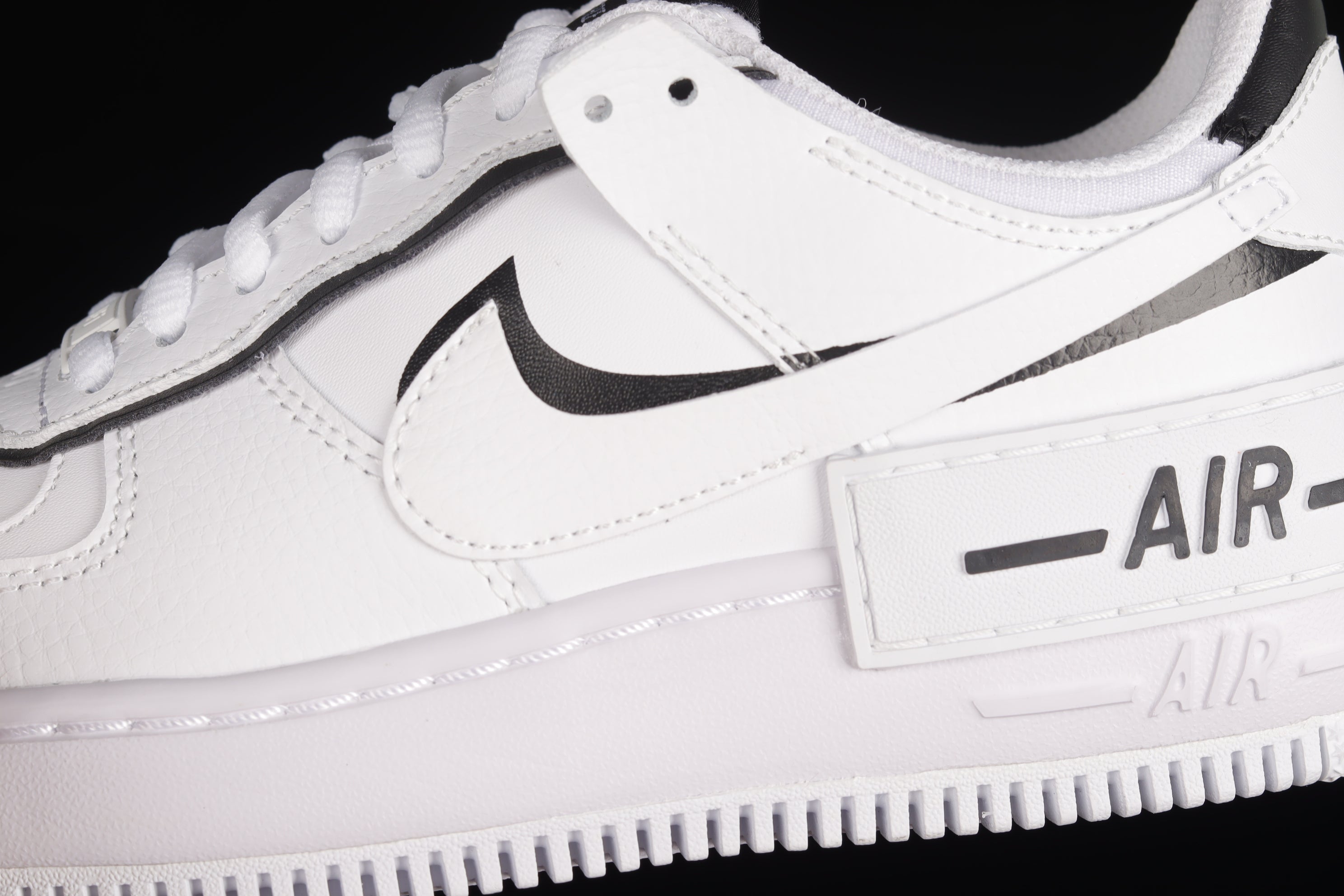 NikeUnisex Air Force 1 AF1 Shadow - Black/White