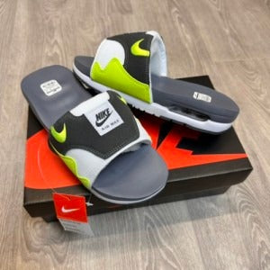 NikeMens Airmax 1 Slides - Volt