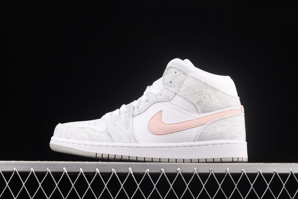 WMNS Air Jordan 1 AJ1 Mid SE Light - Iron Ore