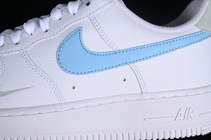 NikeUnisex Air Force 1 AF1 Low Mini Swoosh - Light Armory Blue