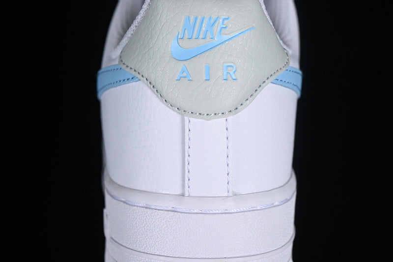 NikeUnisex Air Force 1 AF1 Low Mini Swoosh - Light Armory Blue