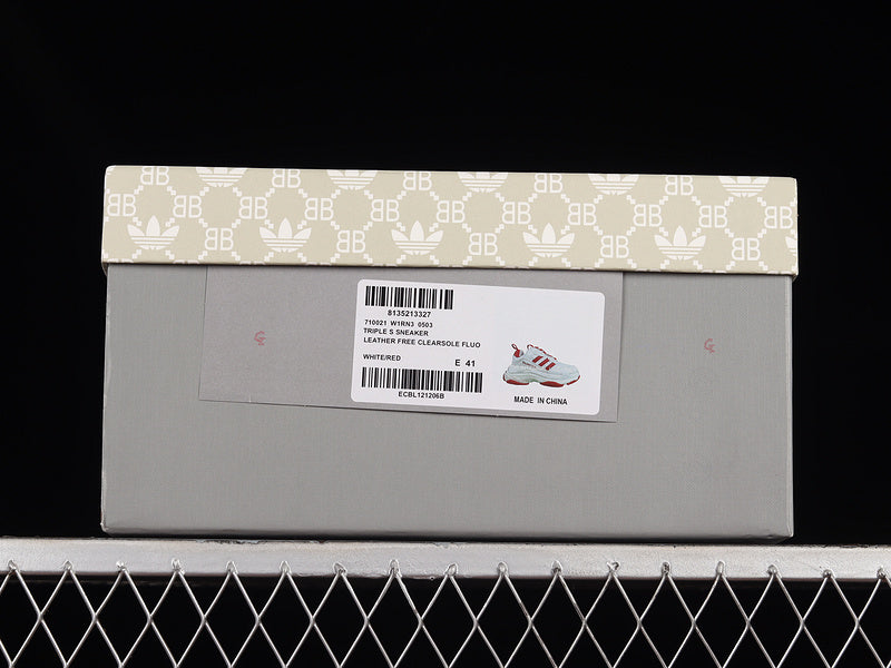 Balenciaga x adidasUnisex Triple S - White/Red
