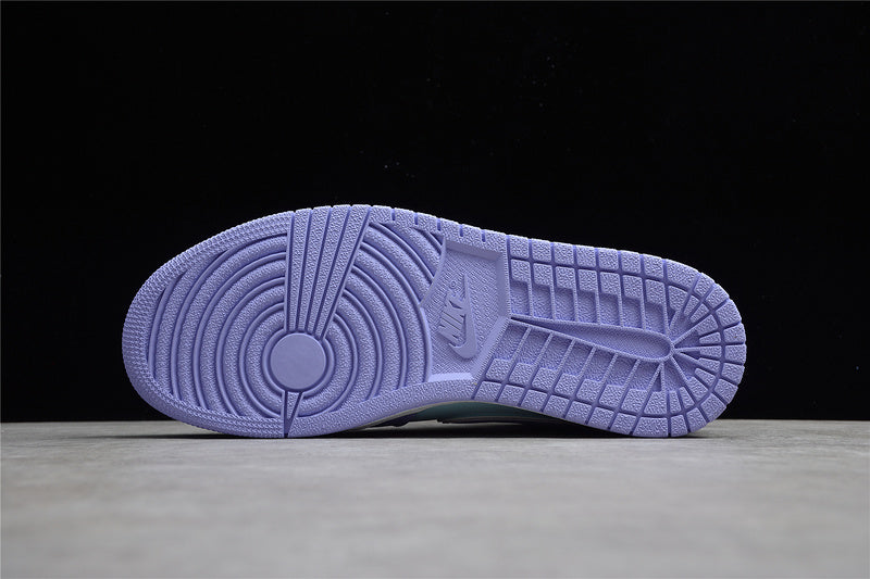 WMNS Air Jordan 1 AJ1 Mid - Purple Aqua