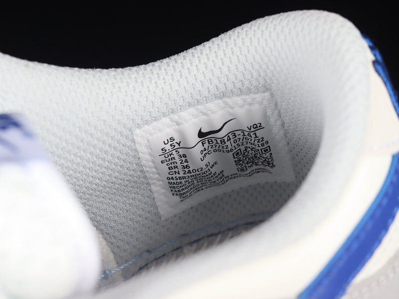 NikeMens Dunk Low Ivory - Hyper Royal