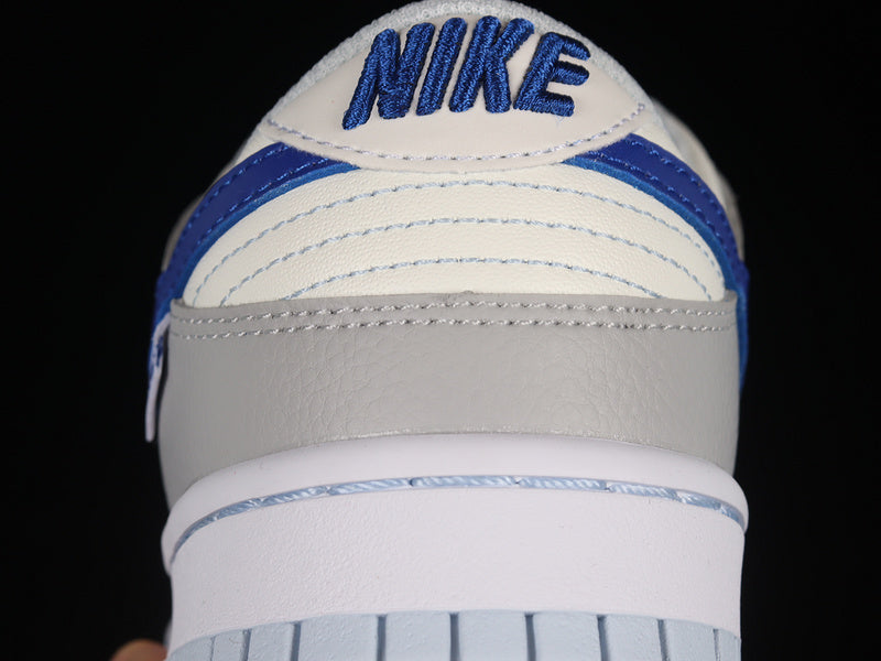 NikeMens Dunk Low Ivory - Hyper Royal
