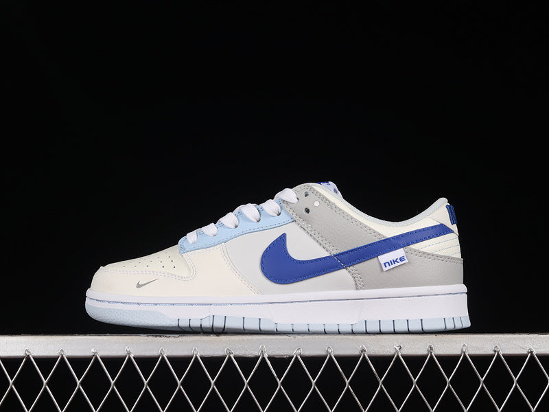 NikeMens Dunk Low Ivory - Hyper Royal