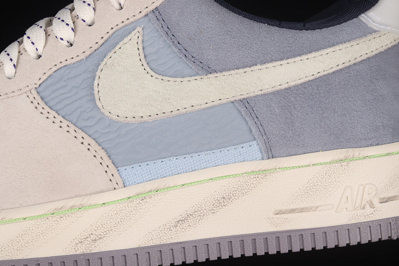 NikeUnisex Air Force 1 AF1 Low - Mountain White/Grey Stone