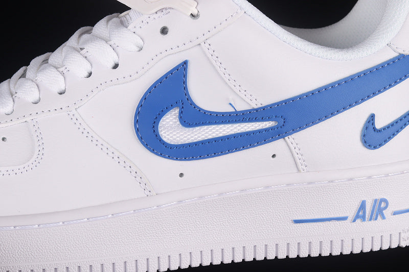 NikeUnisex Air Force 1 AF1 Low - White/Game Royal