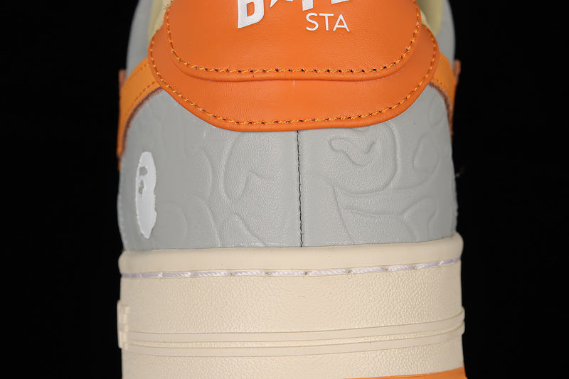 A Bathing Ape Bape Sta Low - Grey/Orange