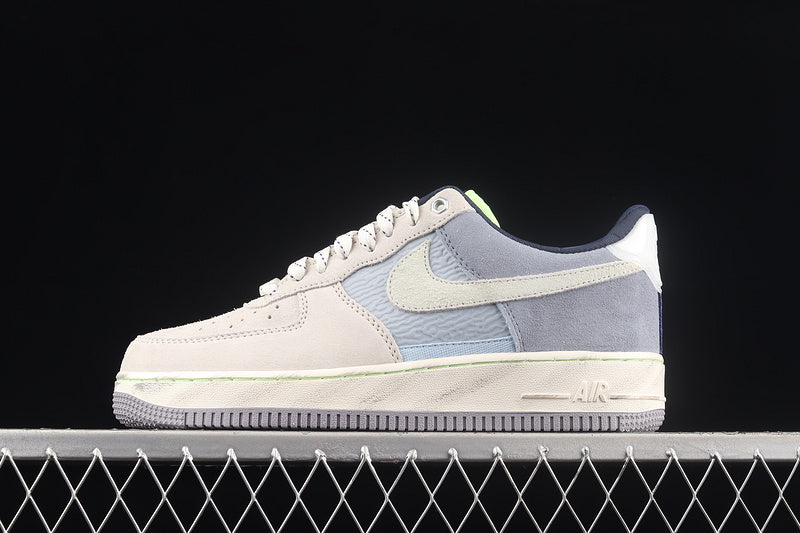 NikeUnisex Air Force 1 AF1 Low - Mountain White/Grey Stone