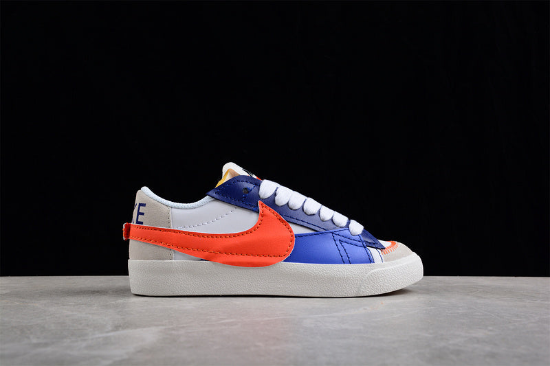 NikeMens Blazer Low 77 Jumbo - Deep Royal/Safety Orange