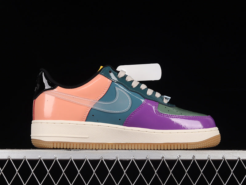 NikeMens Air Force 1 AF1 x Undefeated Low - Purple Green