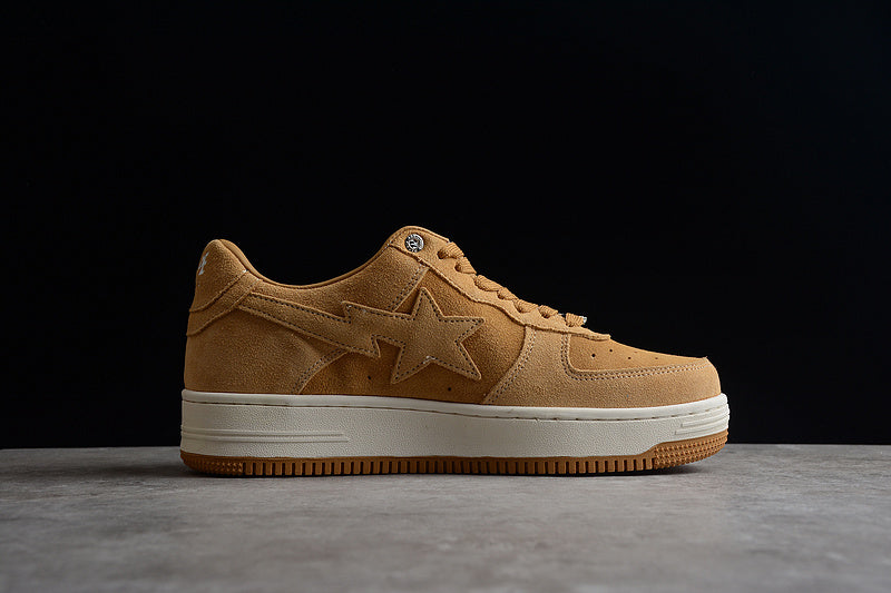 Bathing Ape Bape Sta Patent - Leather Khaki