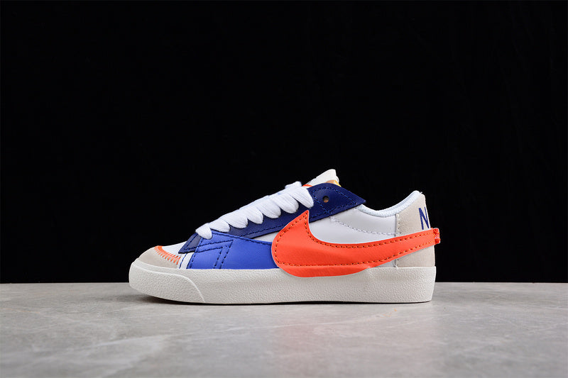 NikeMens Blazer Low 77 Jumbo - Deep Royal/Safety Orange