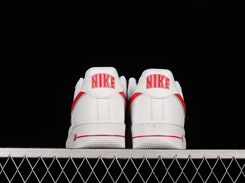 NikeUnisex Air Force 1 AF1 Low '07 - White/Gym Red
