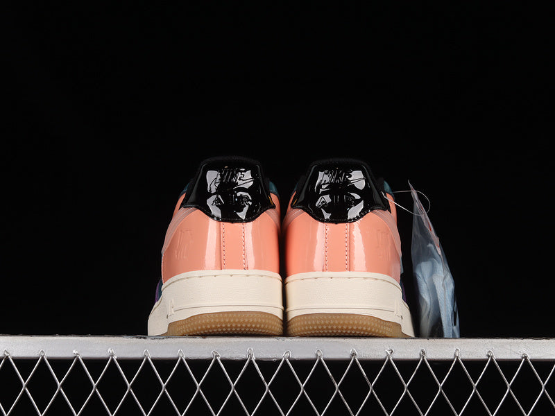 NikeMens Air Force 1 AF1 x Undefeated Low - Purple Green