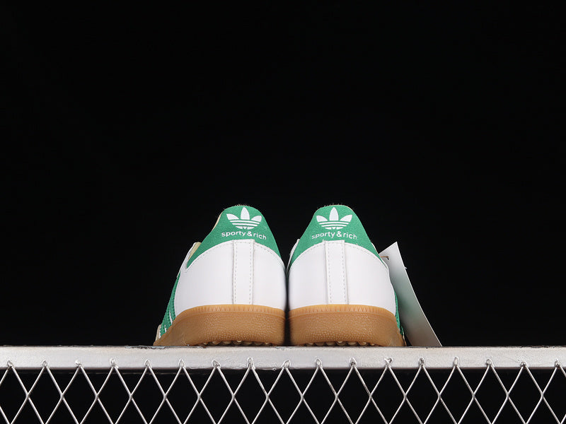 adidasMens x Sporty & Rich Samba - Cloud White/Green
