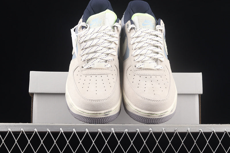 NikeUnisex Air Force 1 AF1 Low - Mountain White/Grey Stone