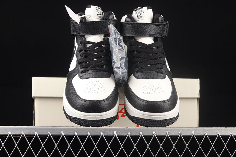 Air Force 1 AF1 Mid x Stüssy - Black/Light Bone