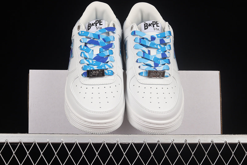 A Bathing Ape Bapesta ABC Camo - Blue