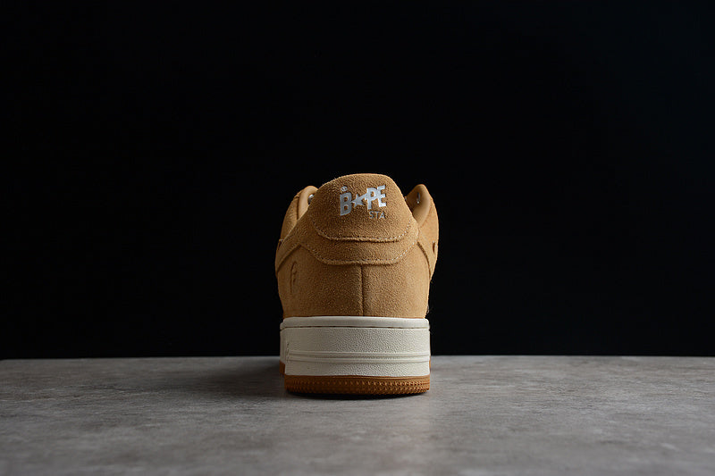 Bathing Ape Bape Sta Patent - Leather Khaki