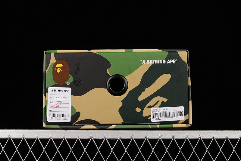 A Bathing Ape Bape Sta Low - Grey/Orange