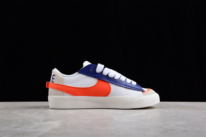 NikeMens Blazer Low 77 Jumbo - Deep Royal/Safety Orange