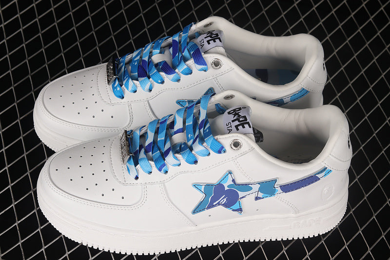 A Bathing Ape Bapesta ABC Camo - Blue