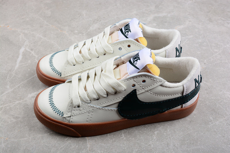 NikeUnisex blazer 77 jumbo low - white/green