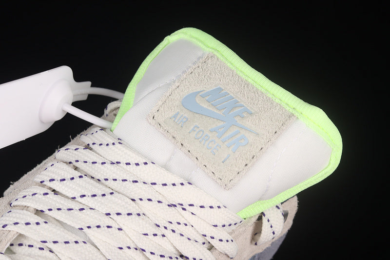 NikeUnisex Air Force 1 AF1 Low - Mountain White/Grey Stone