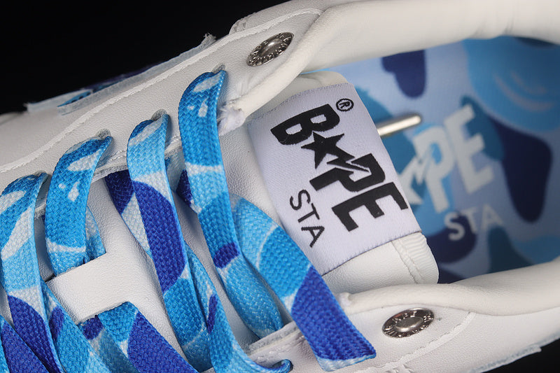 A Bathing Ape Bapesta ABC Camo - Blue