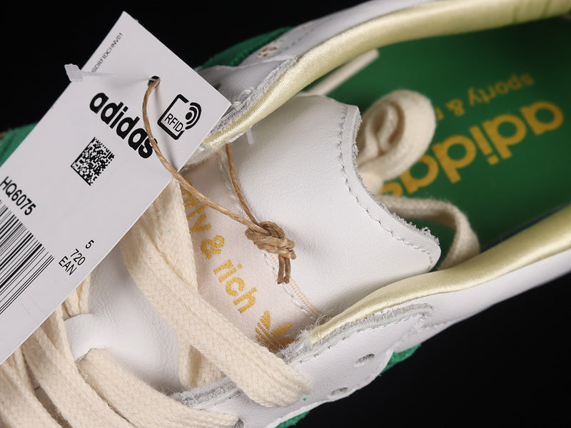 adidasMens x Sporty & Rich Samba - Cloud White/Green