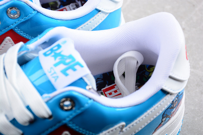 MARVEL x BAPE STA LOW A BATHING APE - LIGHT BLUE
