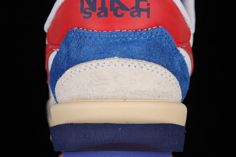 Zoom Cortez x sacai - White/University Red